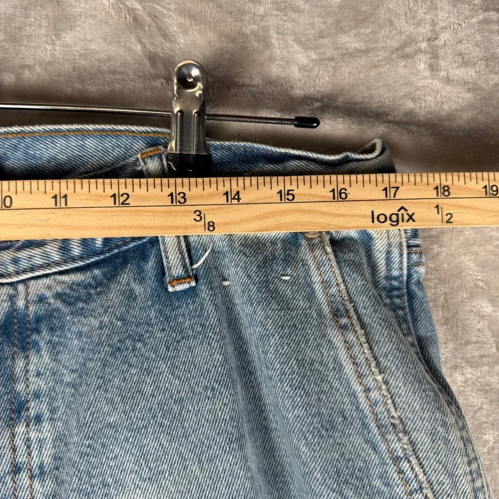 Abercrombie & Fitch‎ Mens Workwear Jean Baggy Double Knee Carpenter Light 36x32